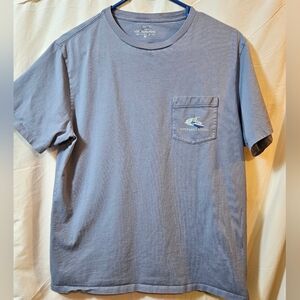 vineyard vines pocket t-shirt men's medium short sleeves sail boat whale (xf)